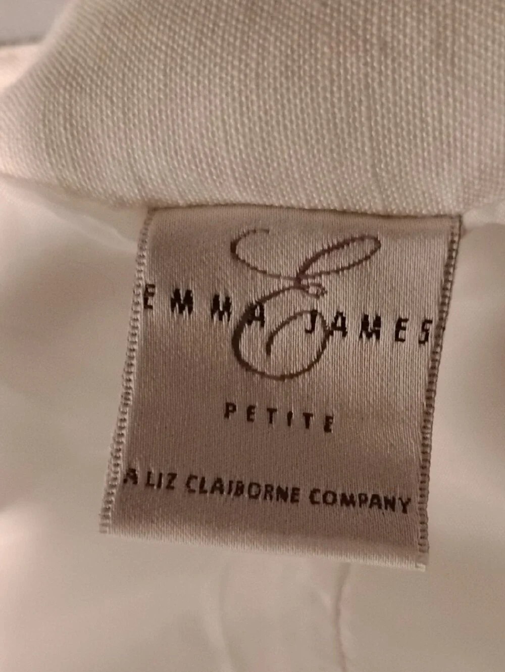 Liz Claiborne Cream Linen Women's Shorts